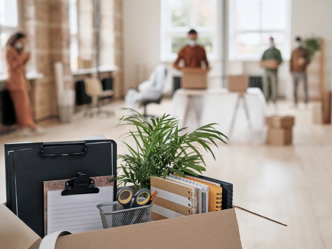 オフィスリニューアル（美装化）のイラスト