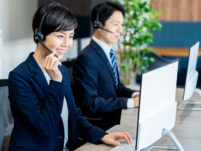 コールセンターのイラスト