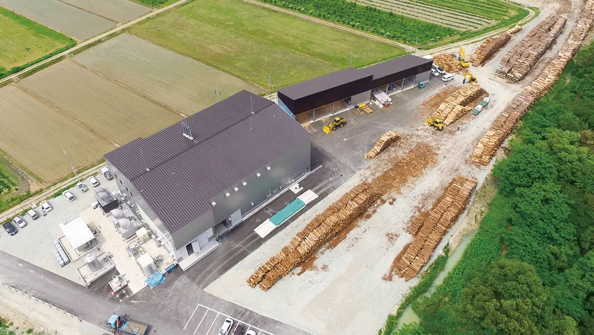 木質バイオマスガス発電設備